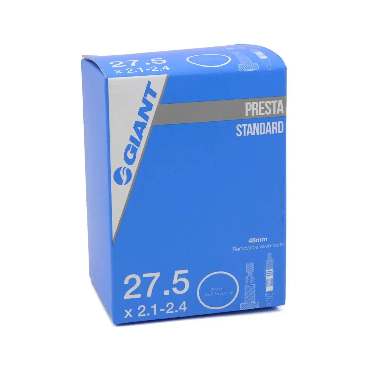 Giant 27.5X2.1-2.4 Presta 48Mm Threaded Tube With Removable Valve Core 1