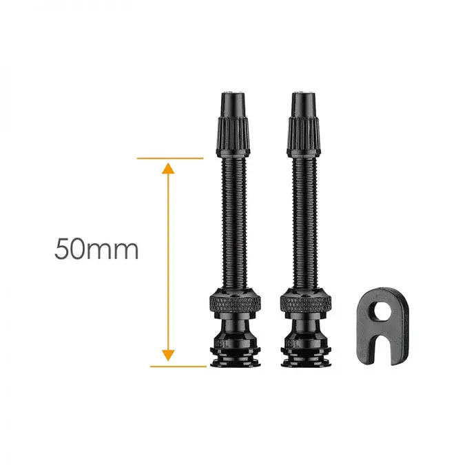 Ciclovation Light-Weight Tubeless Valve Stem - Black 1