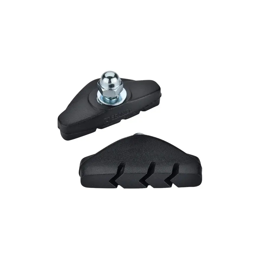 Ciclovation Basic Road Brake Shoe Set, Shimano/Sram, All Weather Compound, Black, 2 Pairs/Card 1