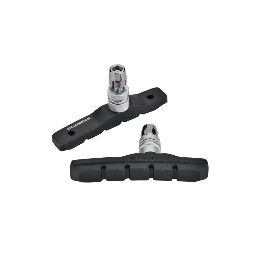 Ciclovation Mountain Brake Shoes, Threaded Post, All Weather Compound, Black, Box Of 100 Pairs 1