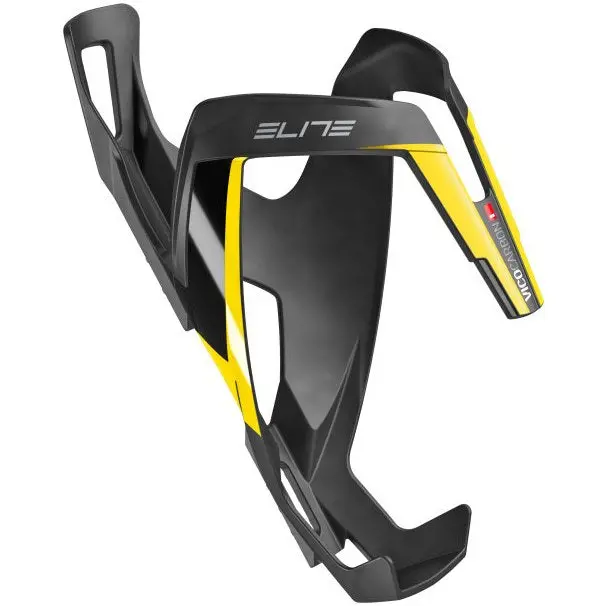 Elite Vico Carbon Cage - Yellow/Black 1
