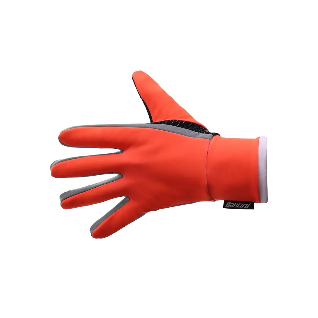 Santini H20 Vega Full Gloves (Flashy Orange) 1