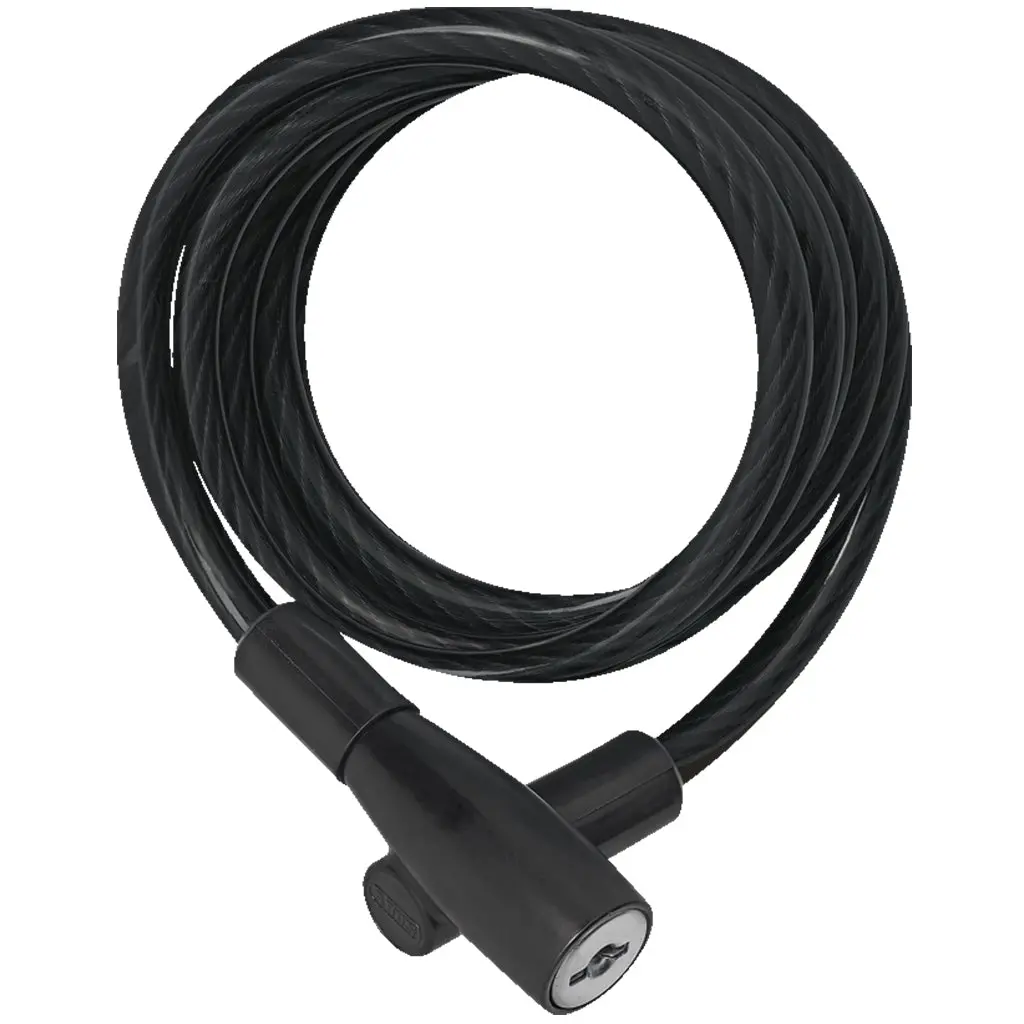 Abus Coil Cable Key Lock 3506K/120 - Black 1