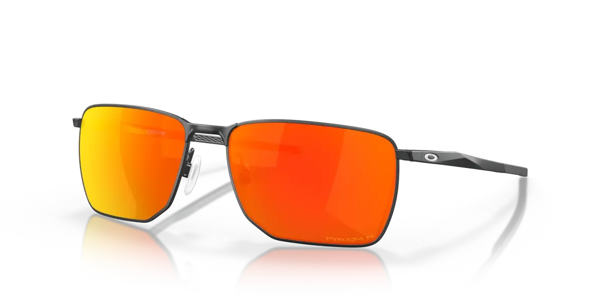 Oakley Ejector Prizm Ruby Polarized Lenses, Light Steel Frame 1