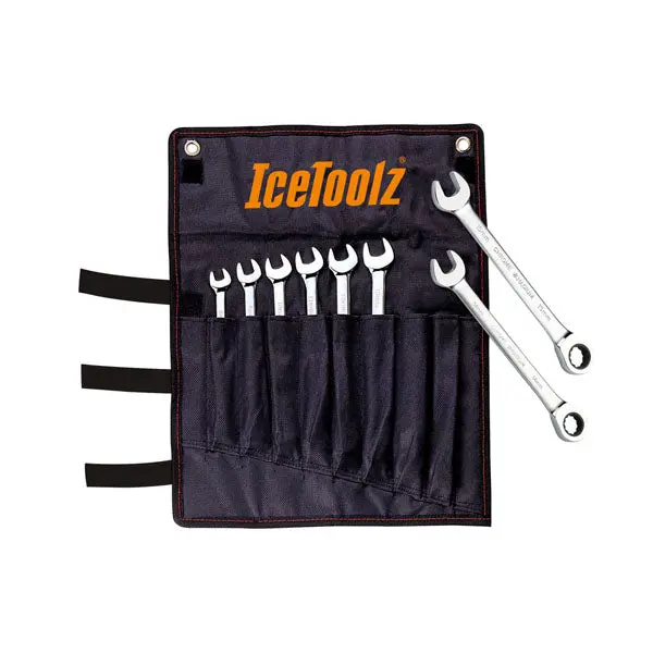 Icetoolz 41B8 8 15Mm Combination Ratchet Wrench Set 1