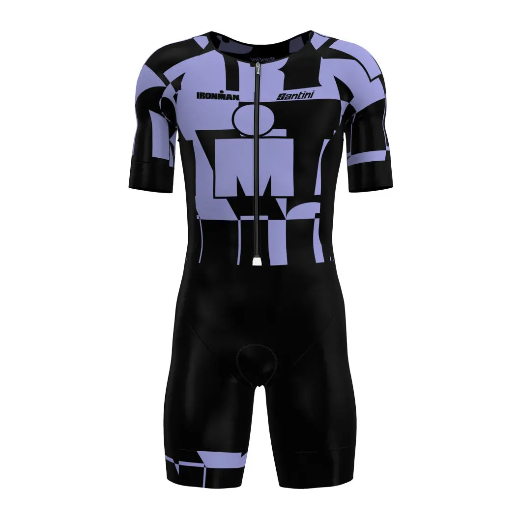 Santini Women Im Enigma Trisuit Short Sleeve -Lilac 1