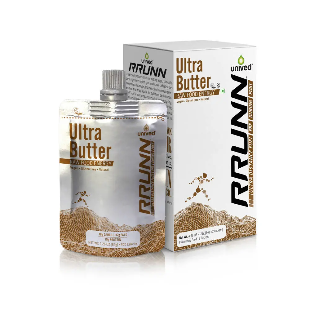 Ultra Butter, Portable Energy Peanut Butter & Cashew Butter Squeeze Packs 1