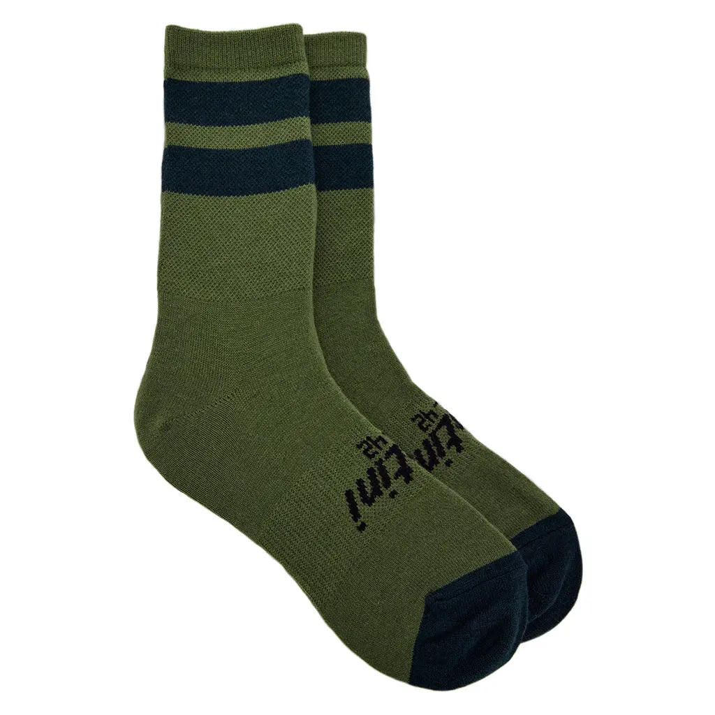 Santini Riga Socks - Military Green 1