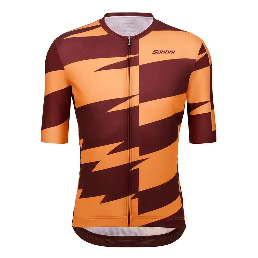 Santini Furia Smart Jersey - Burgundy 1