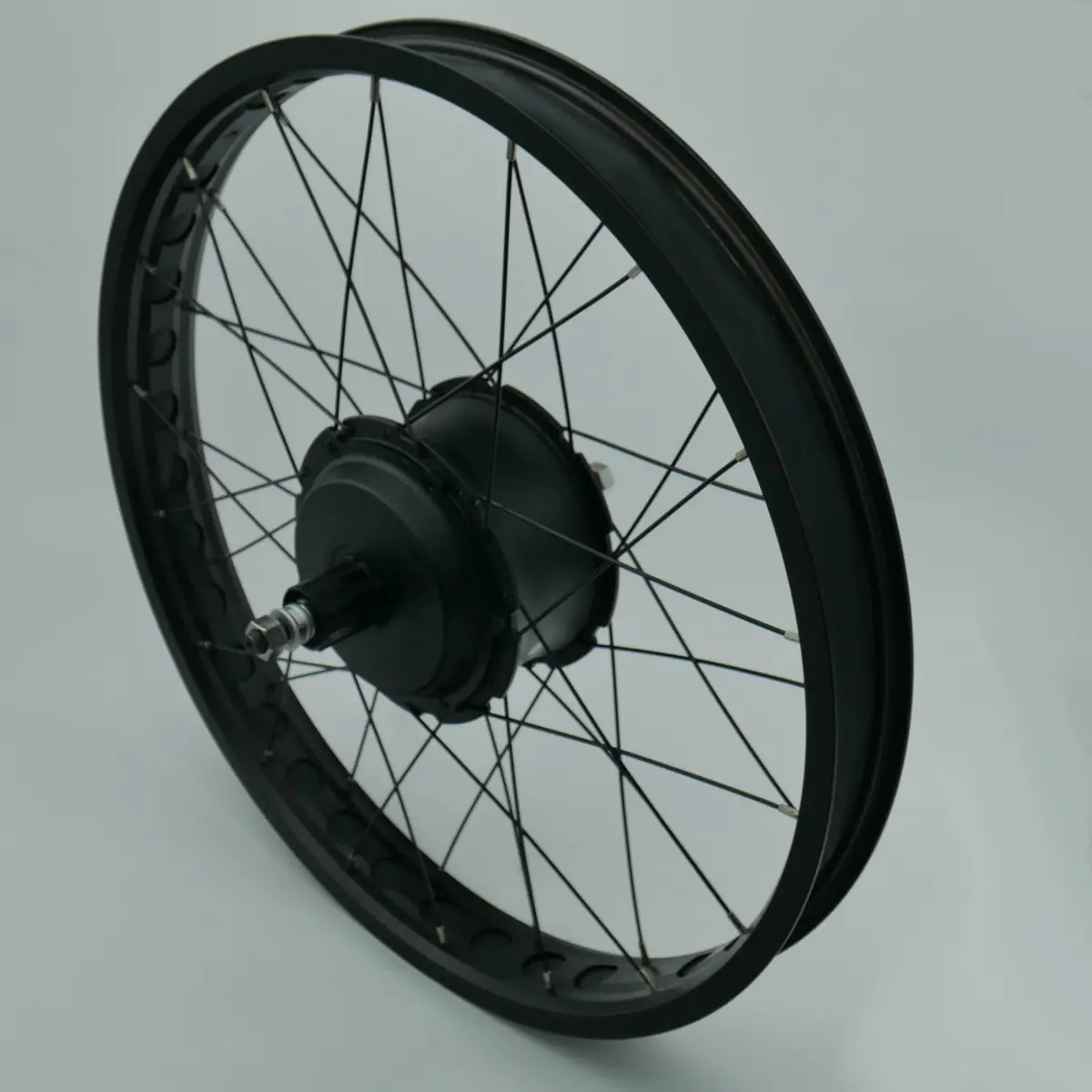 Shengyi 52V 750W Hub Motor In 24" Wheel 1