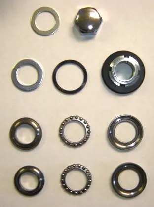 (25C) Steering Stem Bearing Kit W/ Nut Ct70 Sl70 Xr75 Z50r 1