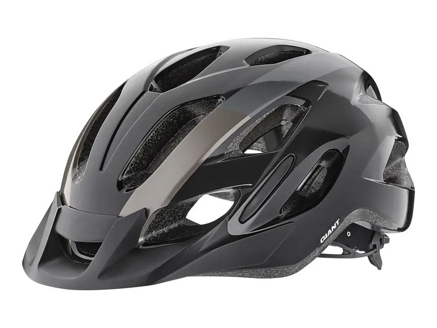Giant Compel Cycle Helmet | Gloss Black/Metallic 1