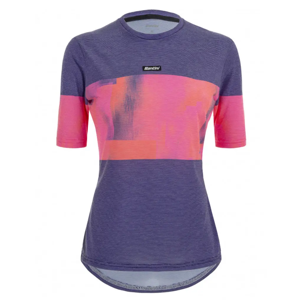 Santini Forza Women's Tech T-Shirt (Atomic Orange) 1