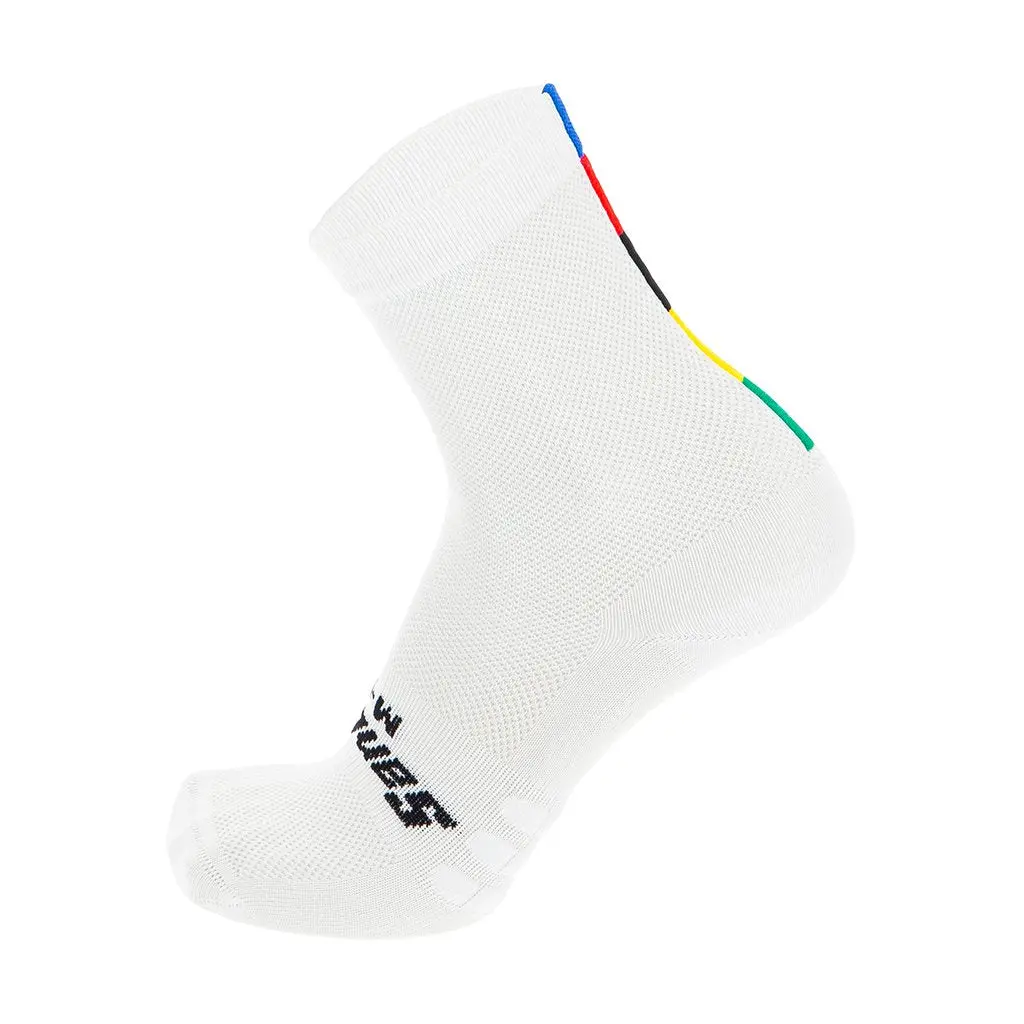 Santini Uci Official High Profile Socks - White 1