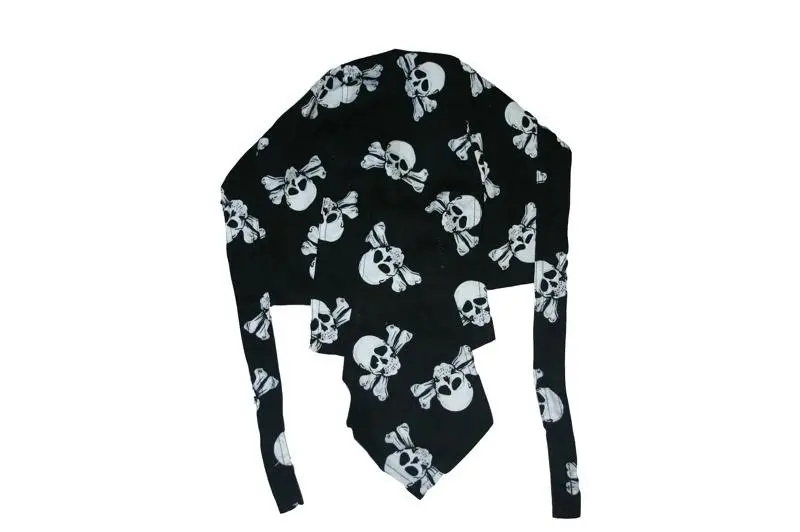 Black Skull And Crossbones Zandana 1