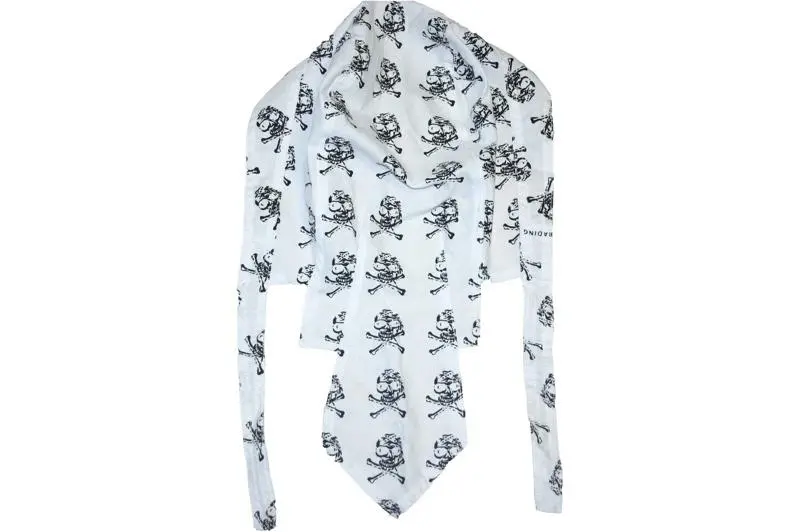White Skull And Crossbones Zandana 1