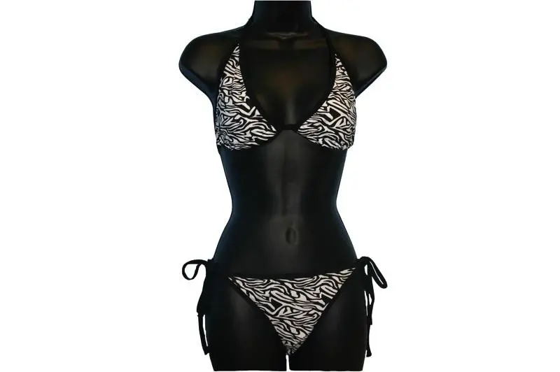 Zebra Print Bikini 1