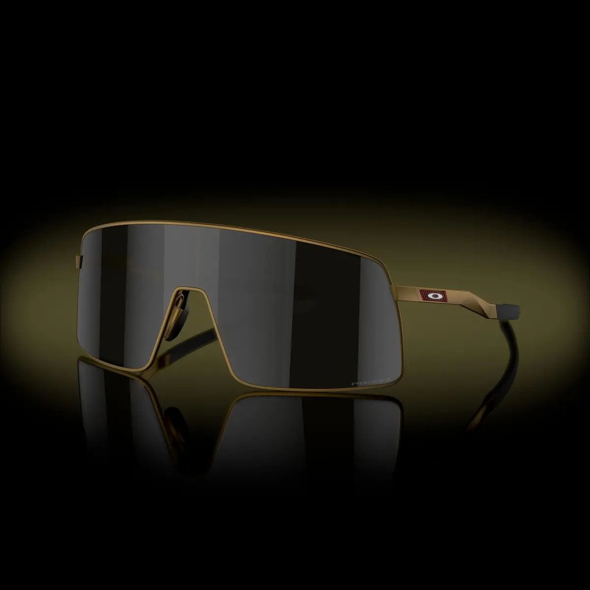 Oakley Sutro Ti Prizm Black Lenses Matte Gold Frame 1