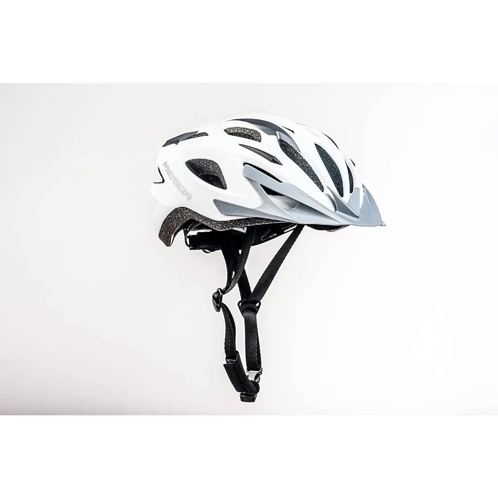 Merida Charger Kj201 Cycle Helmet | Matt White & Grey 1
