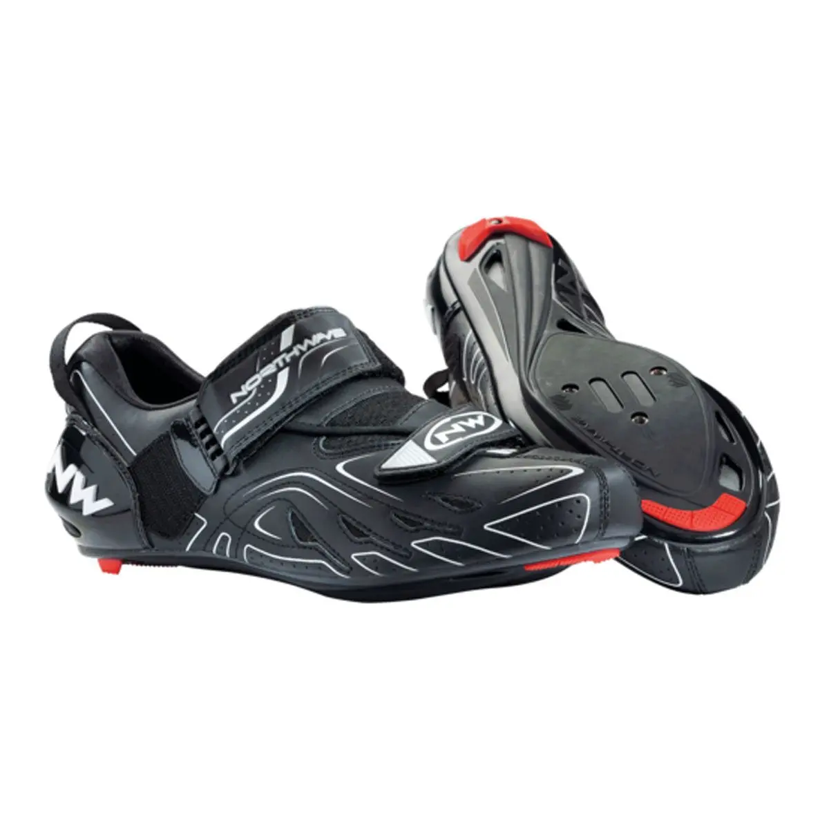 Northwave Tri-Sonic Shoes-White/Black 1