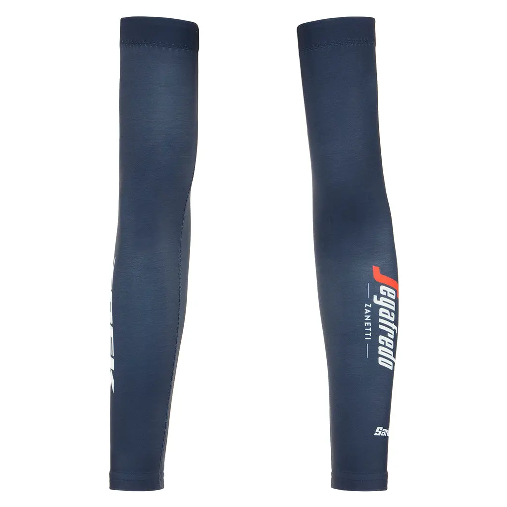 Santini Trek - Segafredo Arm Winterwear - Nautica Blue 1