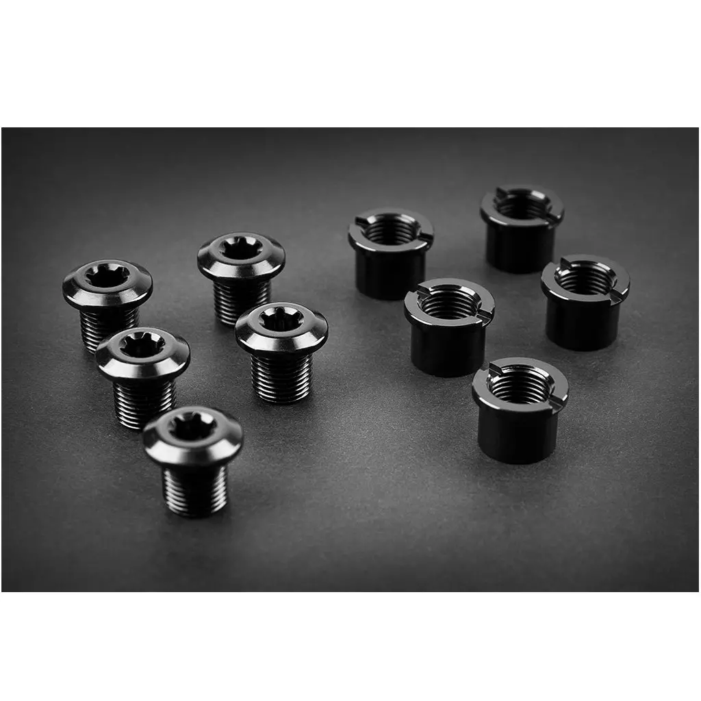 Absolute Chainring Bolts+Nuts Set Of 5 - Long 1