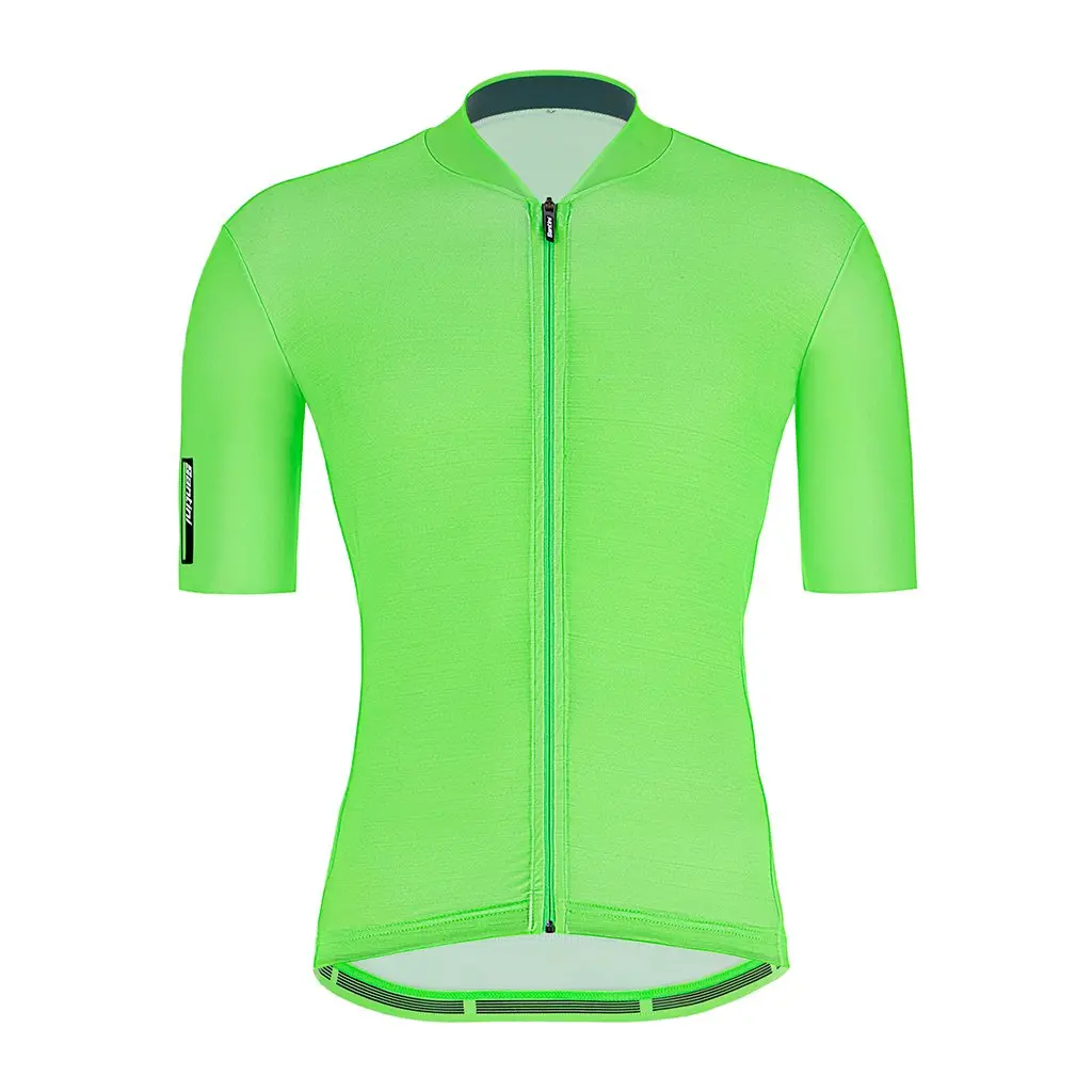 Santini Colore Jersey (Fluo Green) 1