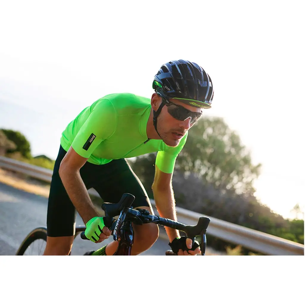 Santini Colore Jersey (Fluo Green) 4