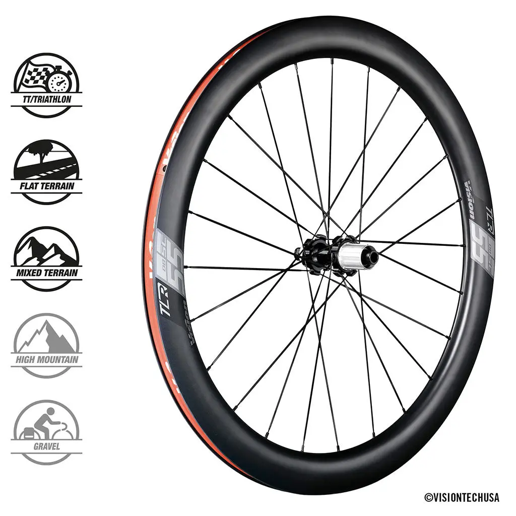 Vision Sc Carbon Wheelset  55Mm - Disc Brake 1