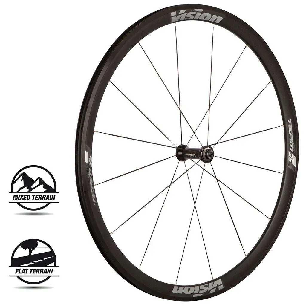 Vision Team Alloy Wheelset 35Mm - Rim Brake 1
