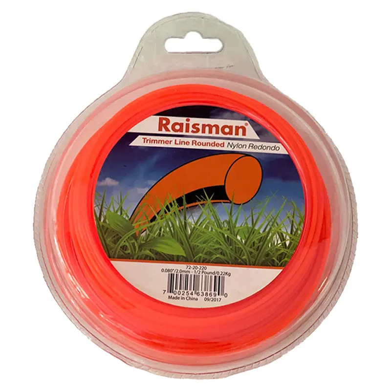 String Trimmer Line Round Orange .080" 250 Feet 1/2 Pound Donut 1