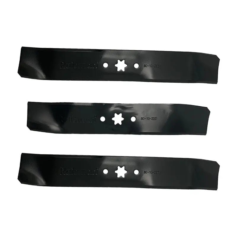 Set Of 3 Blades 46" Lt1045 Lt1046 Cub Cadet 742-04124, 742-04125 Mulch 1