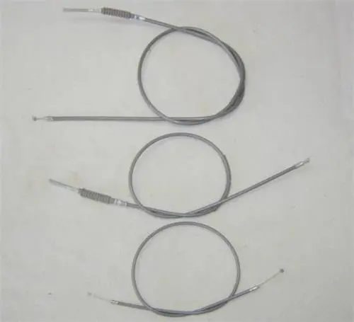 (01B) Honda Z50 K0 Minitrail Reproduction Gray Cable Set Throttle And Brake Cables 1