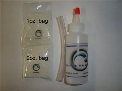 Dyna Beads Balance Tire W/O Weights 1&2Oz.Bag & Bottle 1