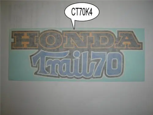 Decal Set Honda Ct70 K4  Main Frame 1