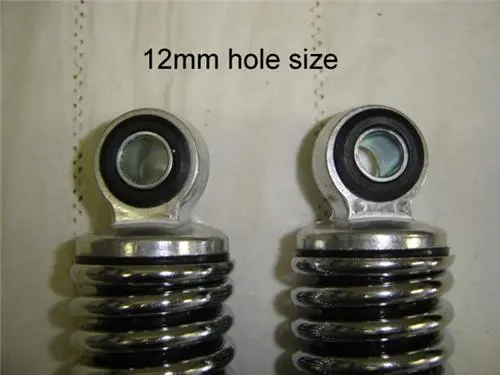 (01) Rear Shock Set Honda Sl70 Xl70 Xr75 Chrome 2