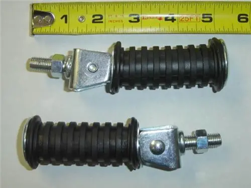 Buddy Pegs Motorcycle Footpegs Folding Passenger Pegs 10Mm 1