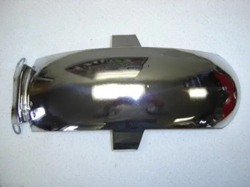 (10A) Rear Fender  Honda Z50 Minitrail K1 Chrome 1