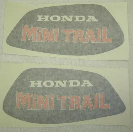Decal Set Honda Z50k3 1972 Minitrail  Gas Tank 1