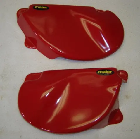 Side Cover Set Red Honda Xr75 1977-1978 Xr80 Xr80r 1979-1982 1