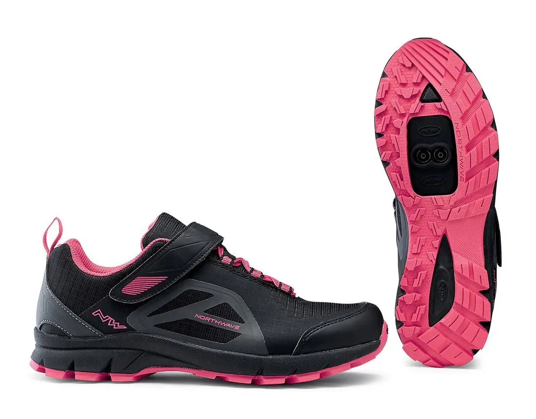 Northwave Women Escape Evo Shoes Black/Fuchsia 1