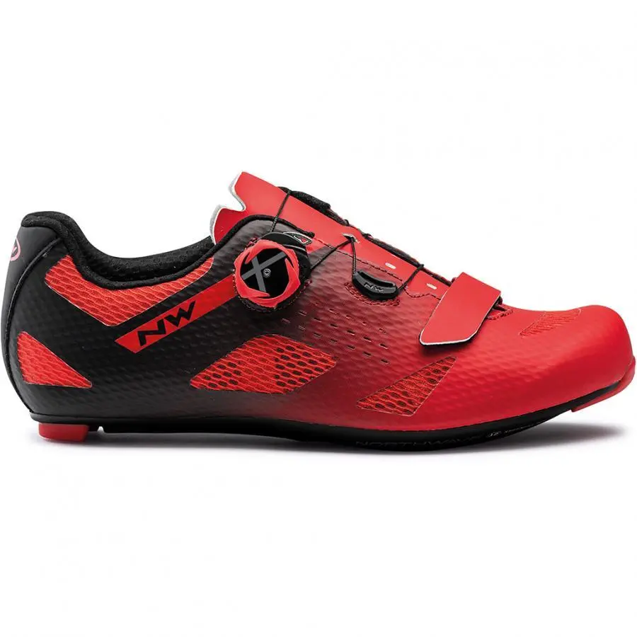 Northwave Storm Carbon Shoes - Red/Black 1