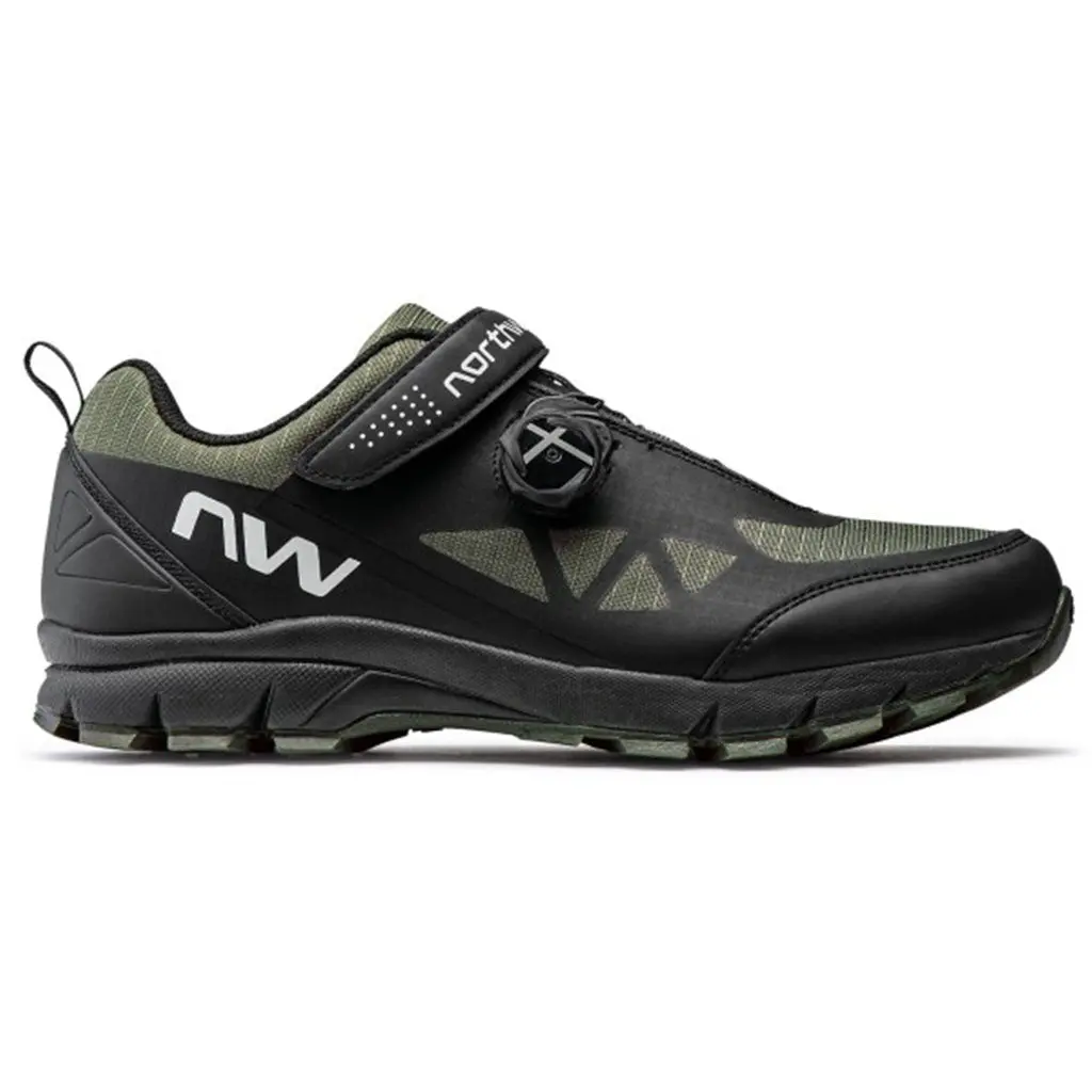 Northwave Corsair Shoes - Black/Forest Green 1