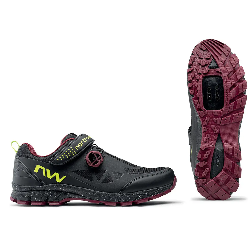 Northwave Corsair Shoes - Black/Plum 1