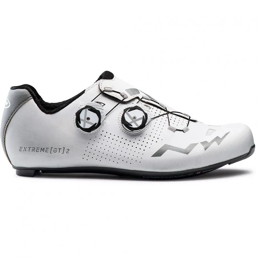 Northwave Extreme Gt 2 Shoes - White/Silver Reflective 1