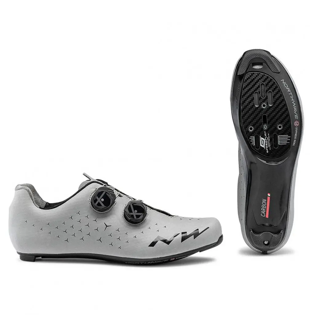 Northwave Revolution 2 Shoes - Silver Reflective 1