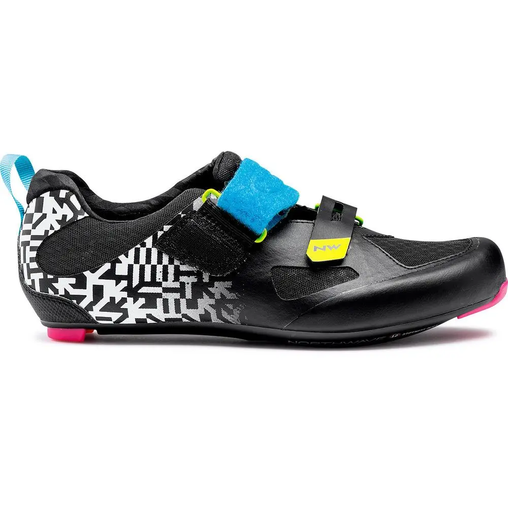 Northwave Tribute 2 Carbon Triathlon Shoes - White/Black/Multi Colour 1