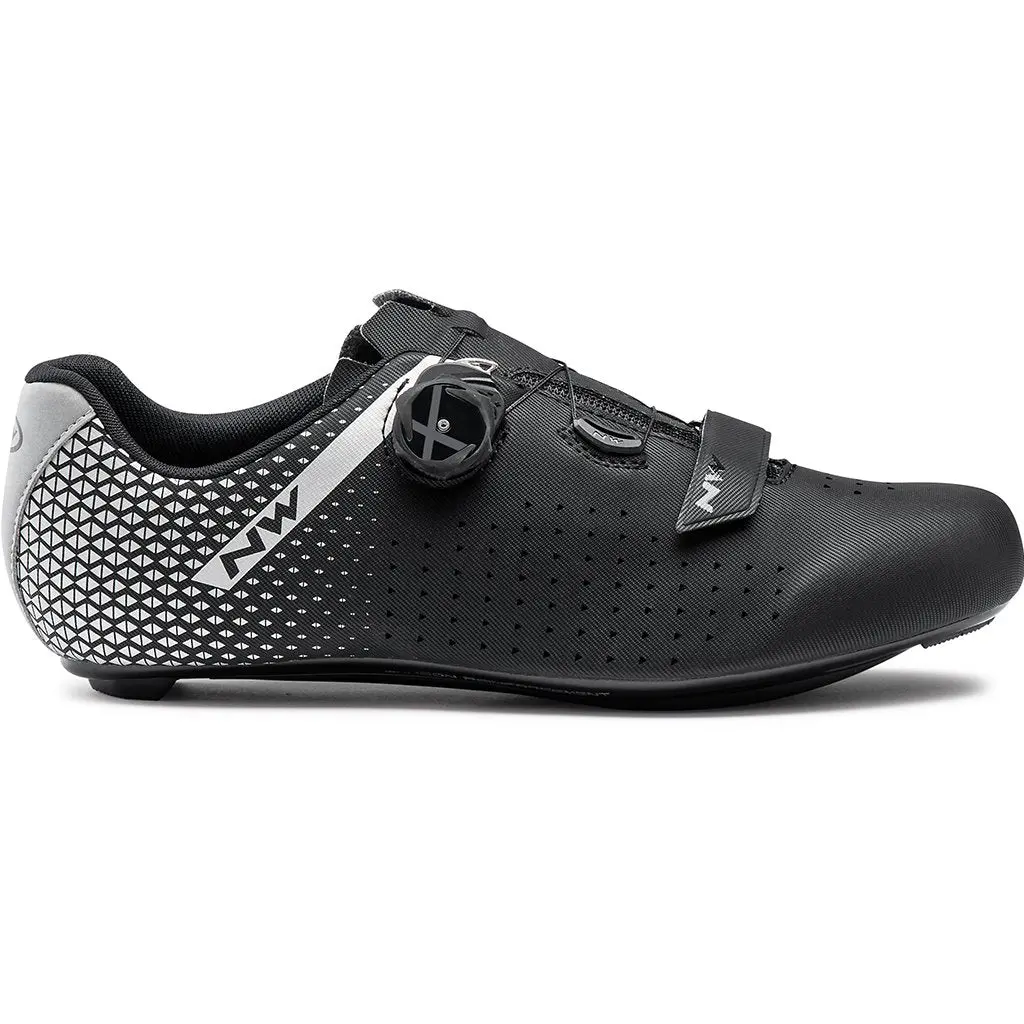 Northwave Core Plus 2 Road Shoes Black/Silver 1