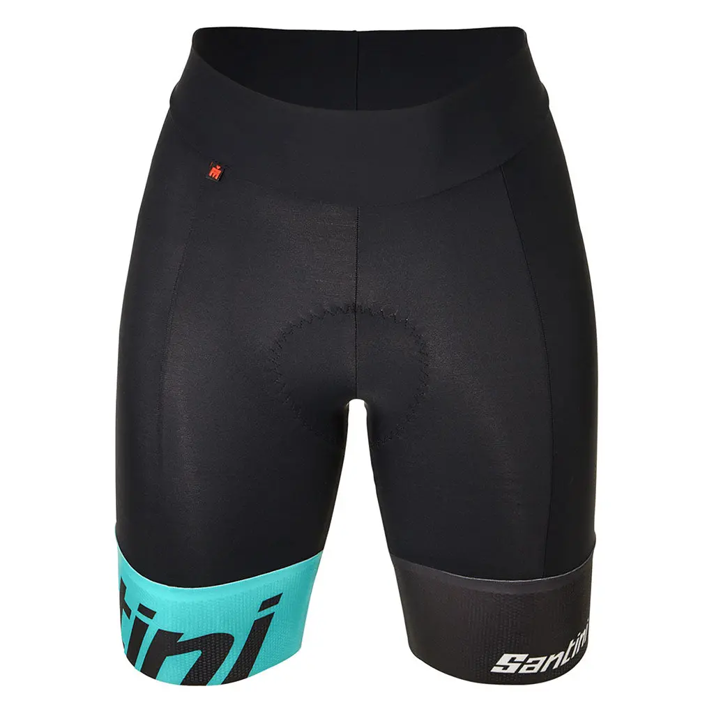 Santini Womens Ironman Ikaika Trishorts-Black 1