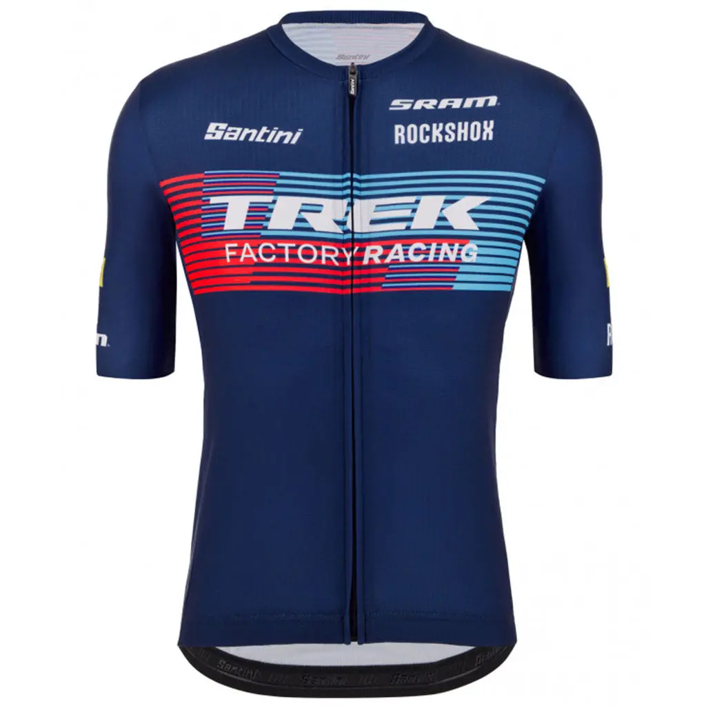 Santini Trek Factory Racing Xc Jersey - Navy Blue 1